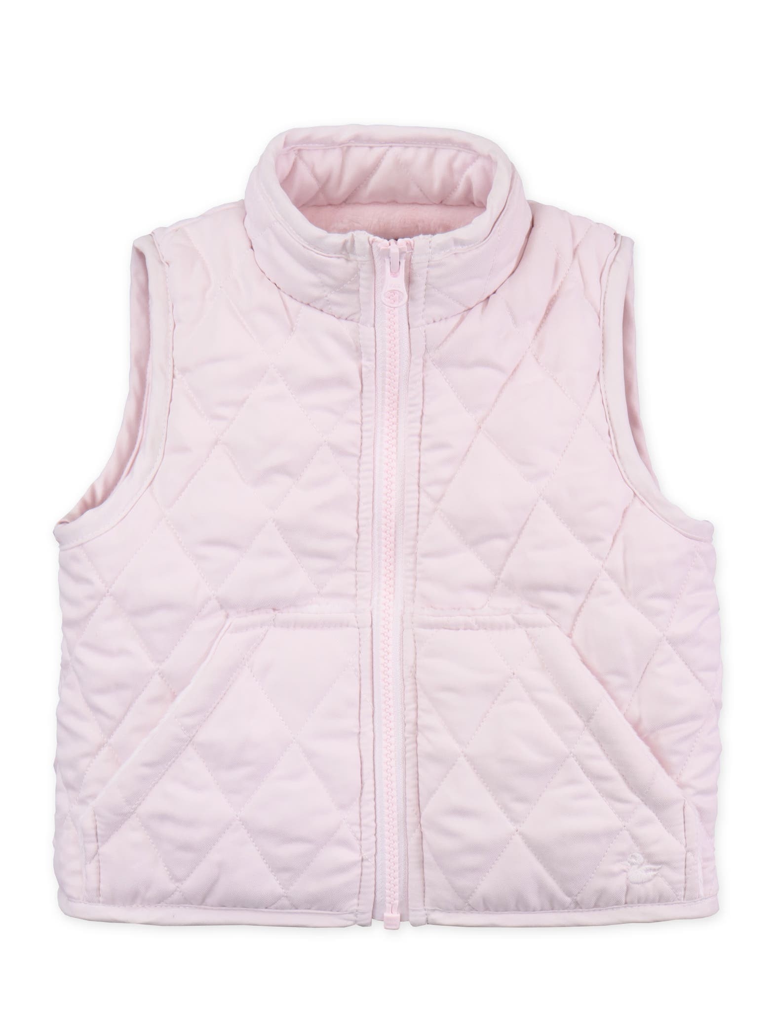 American Widgeon Light Pink Classic Quilted Kids Girl Barn Vest 7